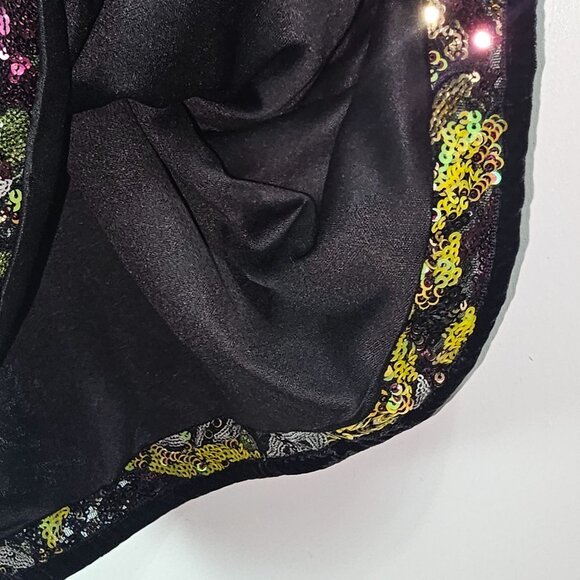 ZARA Multi-color Sequin Mini Dress Deep V-Neck Limited Edition, NWOT, Sz. XS - Picture 10 of 12